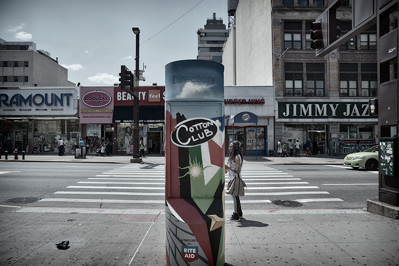 Directory pylon on commercial street.