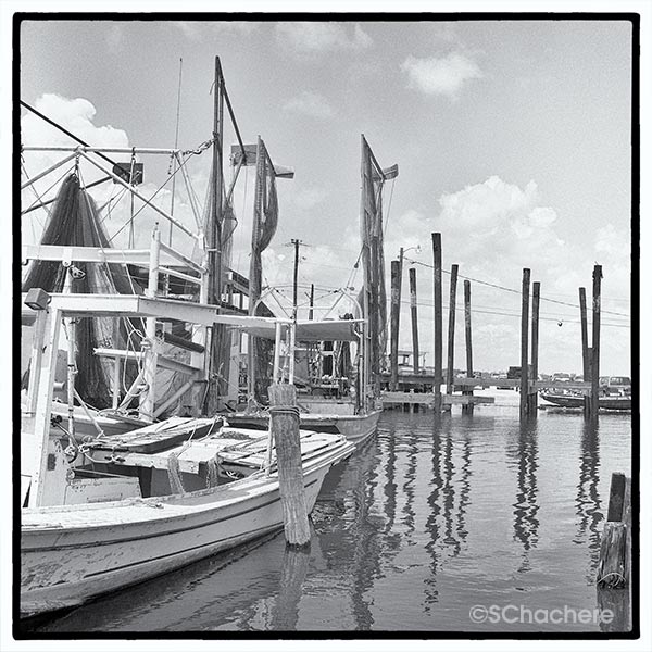 Boats at pier.