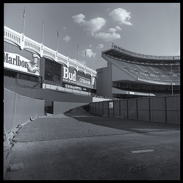 Bullpen of the old Yankee stadium