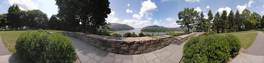 Panoramic view at West Point, New York