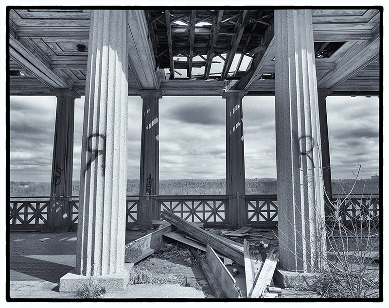 Portico on West Side Highway, New York